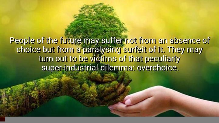 People of the future may suffer