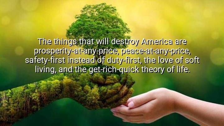 The things that will destroy America